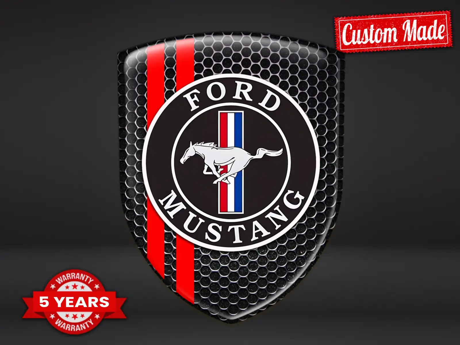 Ford Mustang Adesivi Vetri Auto Resistenti Multimarca Pregio